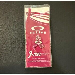Oakley Pin Breast Cancer Awareness Ribbon Pink Rare Charity Collectible YSC New